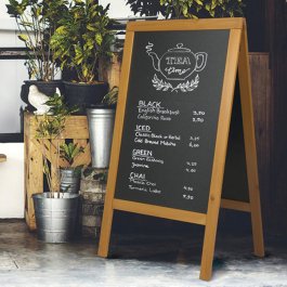 Security Woody Chalkboard