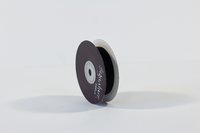 15MM ORGANZA BLACK X 22MTR