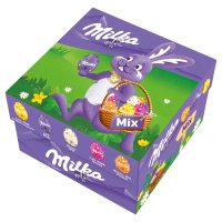 Milka asstd mini eggs in window box - 5 flavours - 12x350g