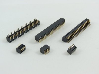 4 position PCB Socket 2mm Pitch Surface Mount Dual Row Side Entry 5mm high