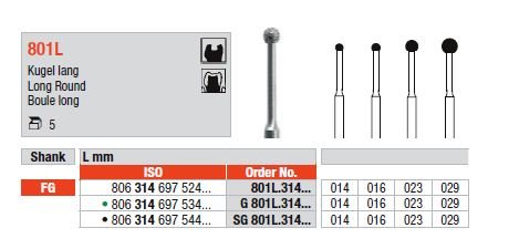 Edenta Diamond Bur FG