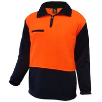 Techni Vision Hi Vis Day Only 380gsm Fleece Jumper with Pockets