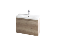 KSTORE 50CM BARELINO WALL HUNG OAK  UNIT ONLY