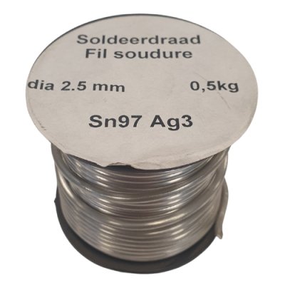 Soldeerdraad 2,5 mm 500gr