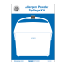 Allergen Spillage Powder Kit Shadow Board, Blue