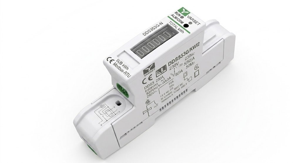 YTL 50A Analogue 1 Mod Din Rail kWh Meter DDS353G