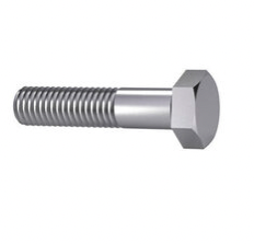 M24 x 75 ISO 4014 Hex Bolt Zinc Plated x 2 Qty 3.0mm Hole Drilled through the Head