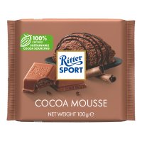 Ritter Sport milk chocolate bar with whipped cocoa mousse - 11x100g