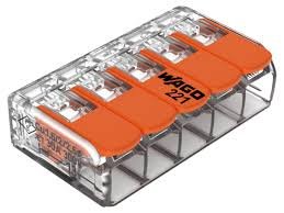Wago 5P Compact Lever Connectors 221-615