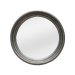 Alma Wooden Round Bevelled Mirror Country Silver 90cm