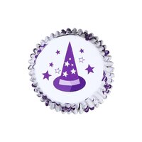 CUPCAKE CASES FOIL LINED - HALLOWEEN WISE WIZARDS PK/30