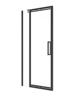 ASPECT INFOLD & INLINE 1100MM SHOWER DOOR MATT BLACK