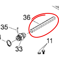 Asuka Hex gearbox shaft