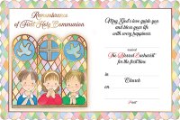 Communion Certificate/Symbolic   (C58204)