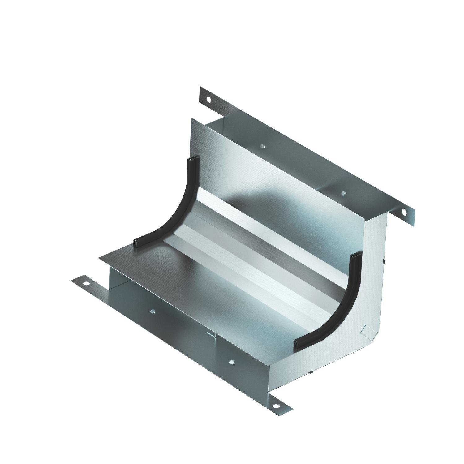 OBO Vertical Bend, Two-Compartment, Height 38 mm