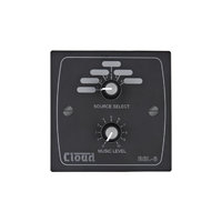 Cloud RSL-6B | Remote Source / Volume Level Select Plate in Black