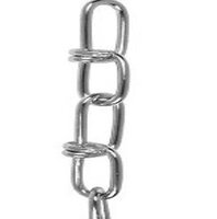 Knotted Chain Zinc Plated 2.4mm x 2 Metre