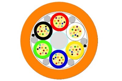 &micro;Glasvezelkabel JN-SM-LRE met 48 OV (4x12) G657A1 - ORANJE