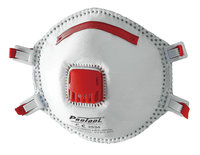 PROTOOL FFP3 DUST MASK WITH VALVE 2PCS