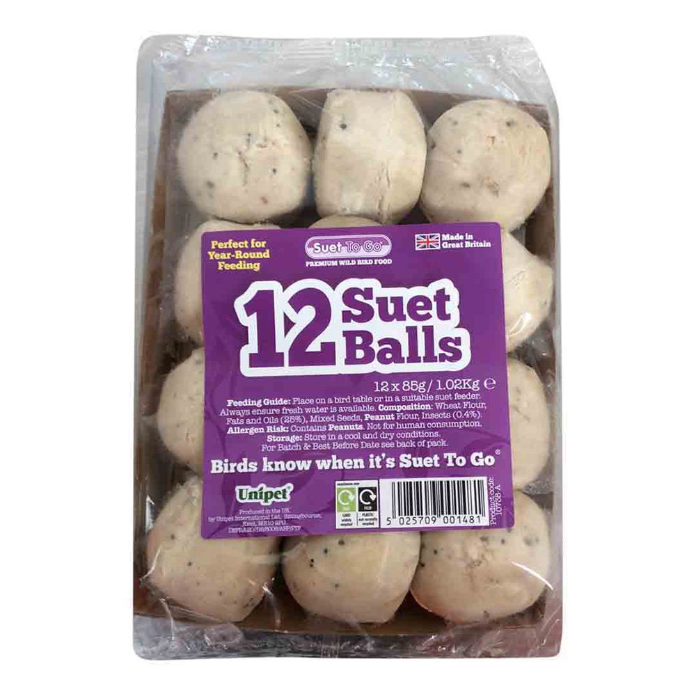 Suet To Go Insect Suet Balls Tray 6x12pk