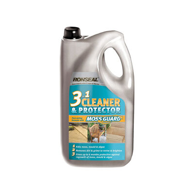 Ronseal 3 in 1 Garden Cleaner & Protector 5L