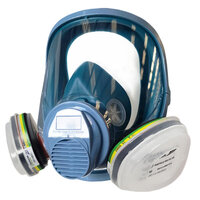 Full Face Chemical Respiratory Kit in Reusable Container