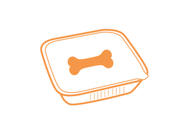 Dog Food Tray & Foil