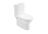 EDEN RIMLESS CLOSE COUPLED FULLY SHROUDED WC SET WITH SEAT & FITTINGS