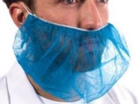 Disposable Beard Covers Blue (Pack of 100)