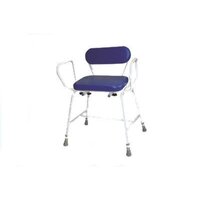 The Bariatric Perching Stool has a 'H' frame design for additional strength.