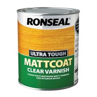 Ronseal Ultra Tough Mattcoat Varnish - 750ml