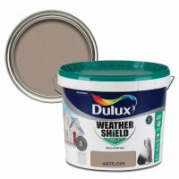 Weathershield Antelope Colour Swatch & 10L Paint Bucket