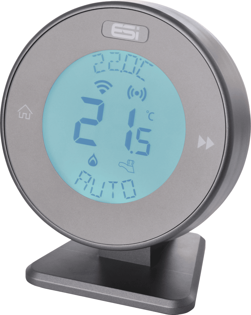 ESI Controls Mistral Wireless WiFi Programmable Room Thermostat (Dark Grey) ESRTP8W-G