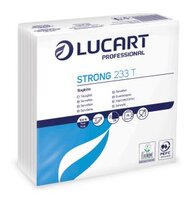 Lucart Strong Napkin 33cm White 2Ply 4Fold x 2700
