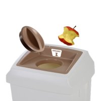 50ltr Atlas Bin with Brown Organic Lid