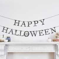 Creepy Chic 'Happy Halloween' Card Banner x2 2m