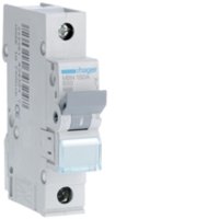 Hager 50A S/P B Curve 6kA MCB MBN150W