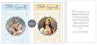 Card - With Sympathy - 2 Designs   (20723)