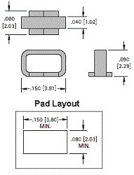 PCB  Test Point Surface Mount Miniature 5000 per reel