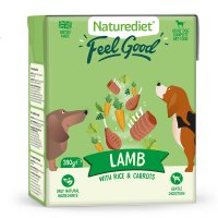 Naturediet Dog Feel Good Lamb Tetra Pack 18x390g