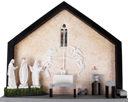 Veronese Resin Plaque/Knock Apparition   (52775)