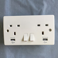 2 Gang USB Socket
