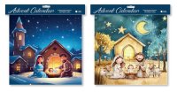 Advent Calendar/ 2 Designs with Glitter   (95019)