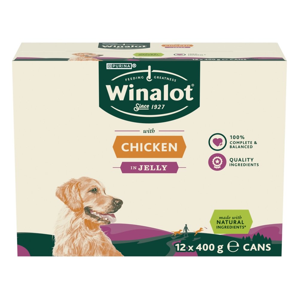 Winalot Classics Chicken Mixed in Jelly 12x400g