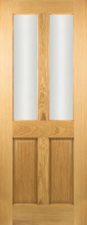 Oak Waterford Clear Glass