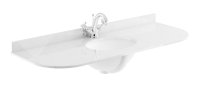 1200mm Single Bowl with Radius 1 Tap Hole
