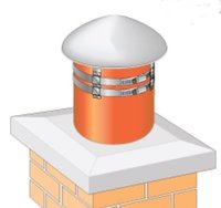 Chimney Ventilating Capping Close Off 250mm CVC