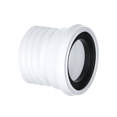 Viva Straight WC Pan Connector for 4" (110mm) Pipe