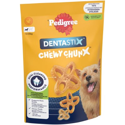 Pedigree Dentastix Chewy Chunx Chicken Small 5 x 68g
