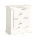 Mulberry Coconut Milk 2 Drawer Bedside Locker